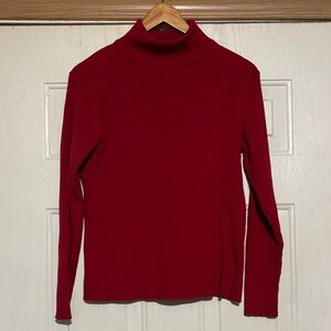 Chico's Scarlet Ribbed Knit sweater Top